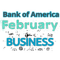 Bank of America Business Bank Statement Template – February 2025